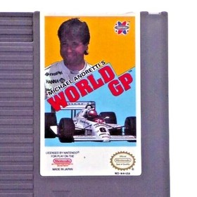 * Michael Andretti's World GP Grand Prix  Nintendo, NES 1990 Game Cartridge Only