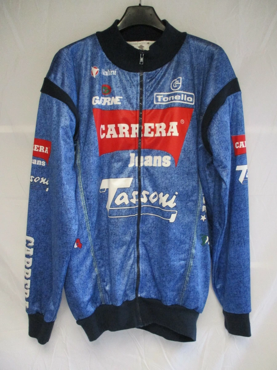Maillot Cyclisme Hiver Nalini Team Carrera Tassoni 1993 - Taille 7/3XL - Occasion