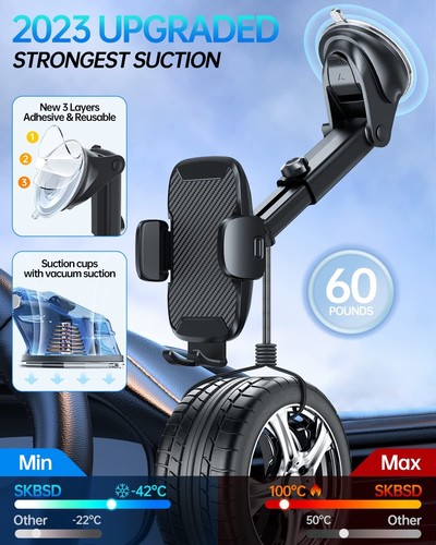 Support Telephone Voiture Stable et Durable Universel Support Portable Voitur... - Photo 4 sur 7