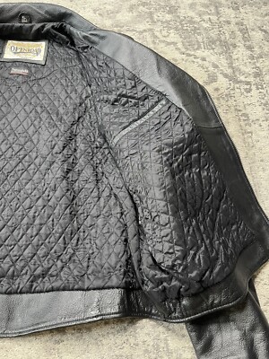 Wilsons leather ブラウン シングルライダース レザージャケット 古着