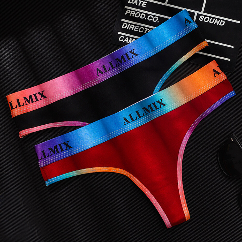 Fitness Panties Lingerie Underwear Briefs Gstring Women Cotton Thongs