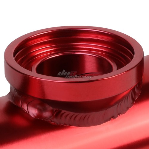 2.5"RED ALUMINUM FOR SSQV TURBO/INTERCOOLER DUAL BLOW OFF VALVE FLANGE PIPE - Bild 4 von 5