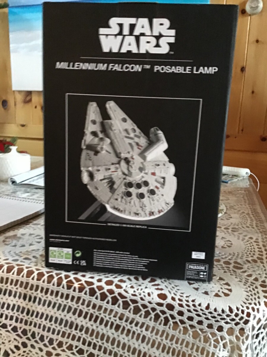 Star Wars Millennium Falcon Posable Desk Lamp, brand new | eBay