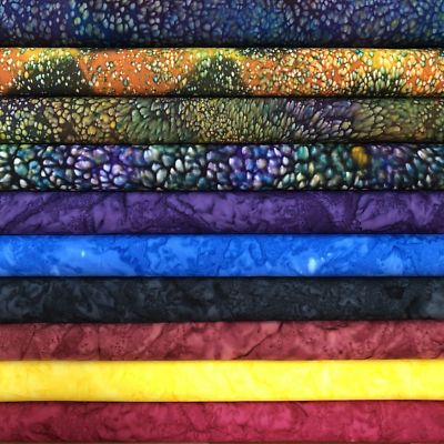 Bali Batik Stachel Design 100% Baumwolle Stoff FQ Basteln Quilten Patchwork