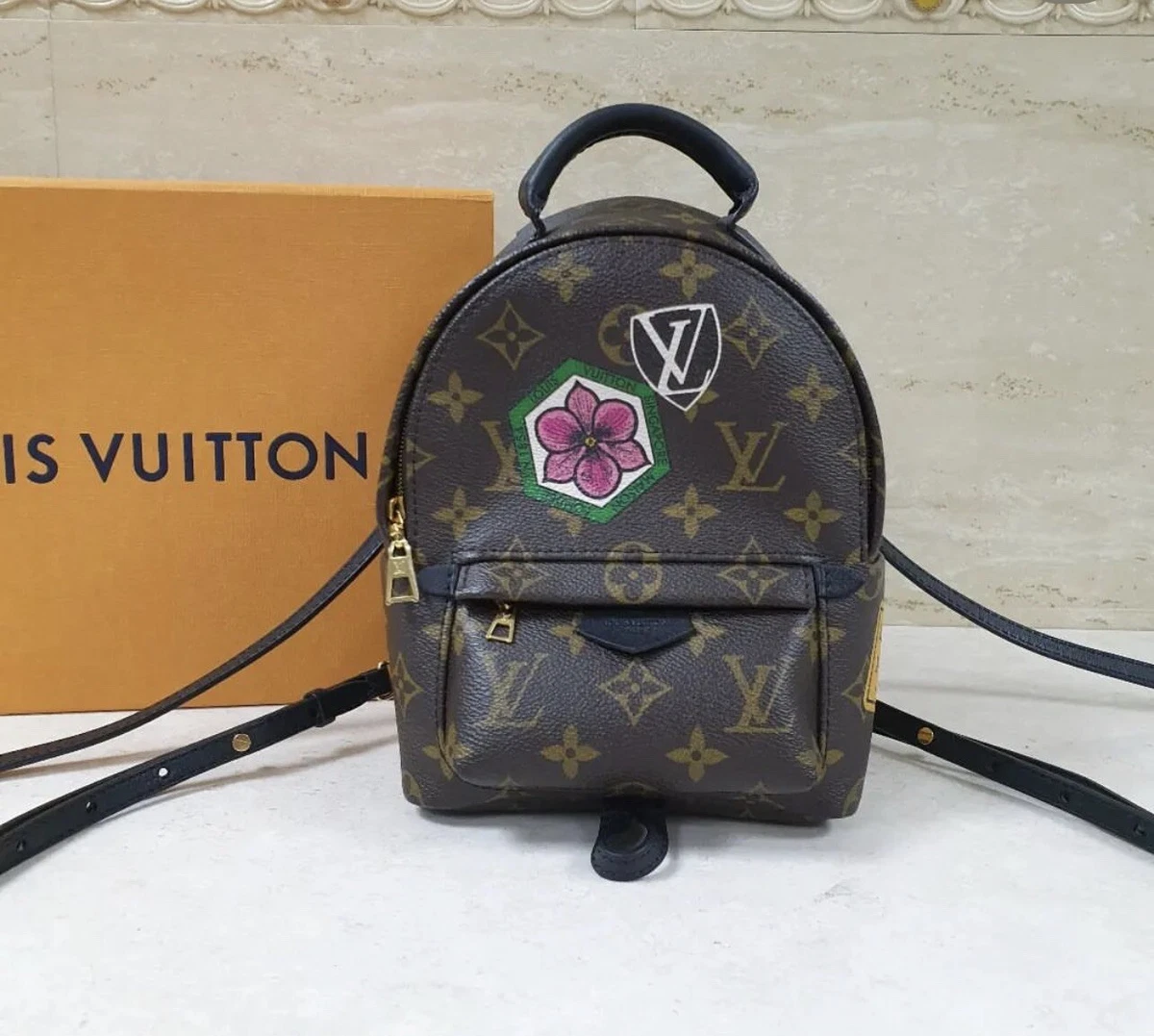 Louis Vuitton Monogram My World Tour Palm Springs Backpack Mini