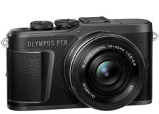 USED Olympus PEN E-PL10 16.1MP Mirrorless - Black M.Zuiko Digital ED 14-42mm