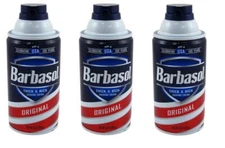 BL Barbasol Shaving Cream Original 10oz each *Three Pack*