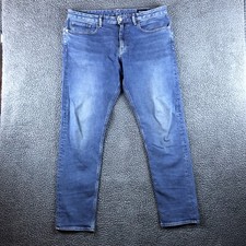Bonobos Jeans Mens 39x 32* Summerweight Blue Denim Stretch Casual