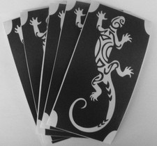 bm139 GLITTERTATTOO 10 x stencil large salamander cool glitter tattoo L K 
