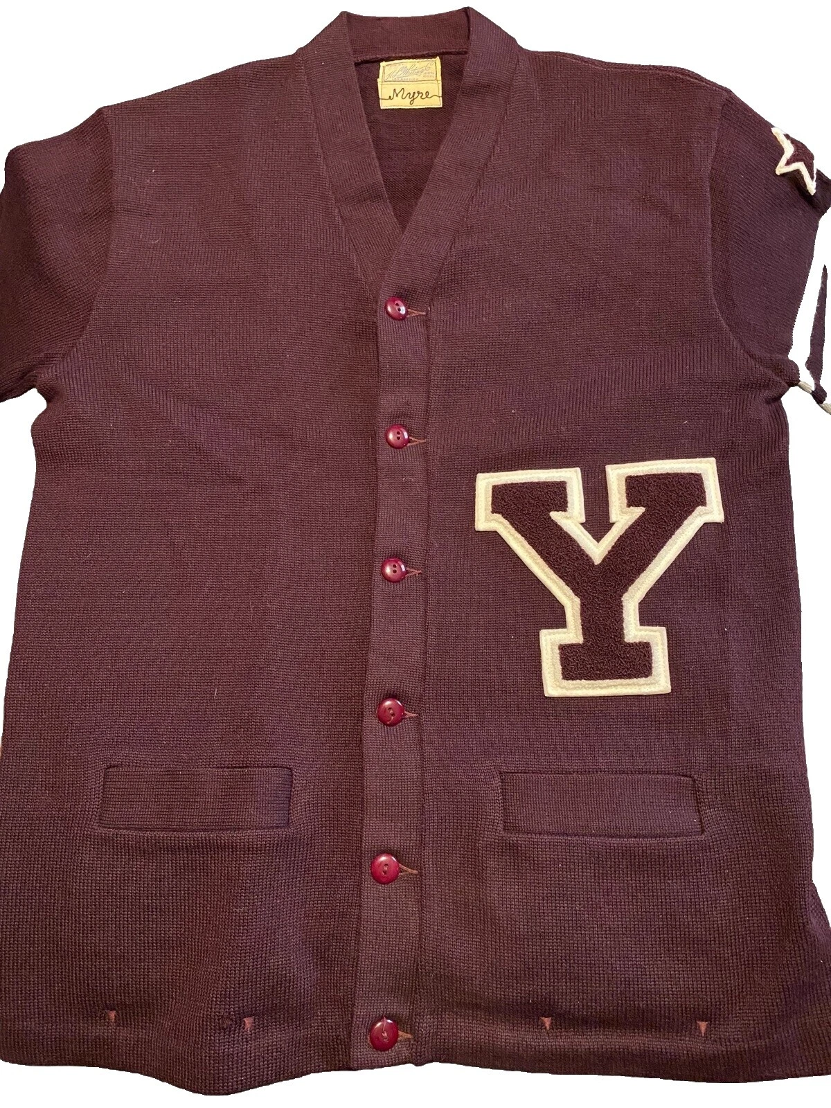 Ropa Vintage Blanco 100% Lana para Hombres