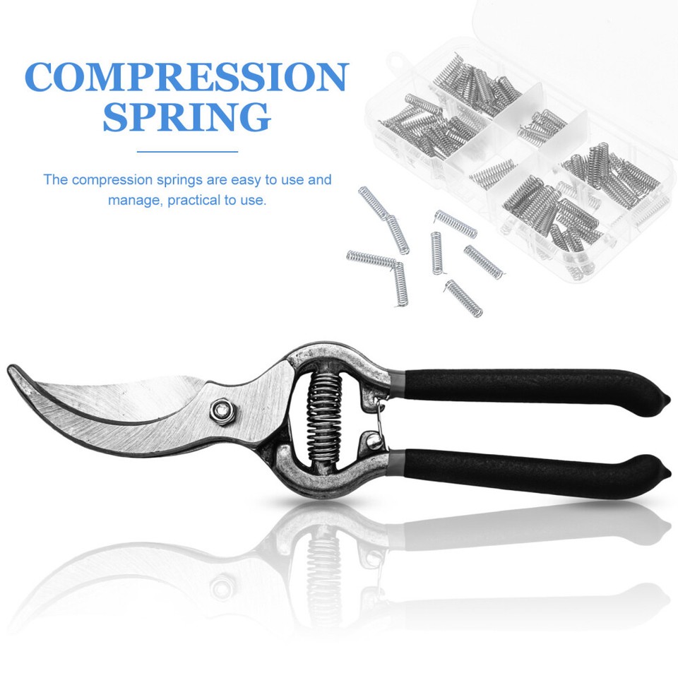 100 Pcs Small Compression Spring Springs for Crafts DIY Repairs Kit eBay