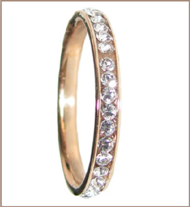 ALIANZA DE COMPROMISO,ANIVERSARIO,BODA,EN ORO CON CIRCONIOS - Imagen 2 de 3