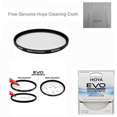 Hoya 46mm EVO Antistatic Protector Multi-Coated Filter. U.S. Authorized Dealer