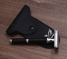  SHARPEND BLACK Stainles Steel Handle Double Edge Safety Razor Wet Shaving Razor