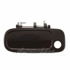 B384 For Exterior Door Handle 92-96 Camry Driver Side Front Left Black Painted