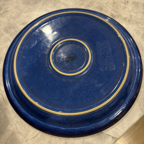 Piatto da cena blu Denby Imperial gres porcellanato sherwood perfette condizioni - Foto 8 di 10