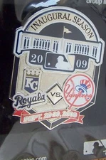 2009 Yankee Stadium 1st Ever Games Royals Yankees pin MLB