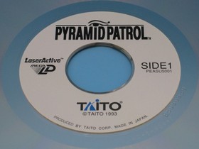 PYRAMID PATROL Pioneer Laser Active Mega LD Disc Game TAITO +Instructions Japan