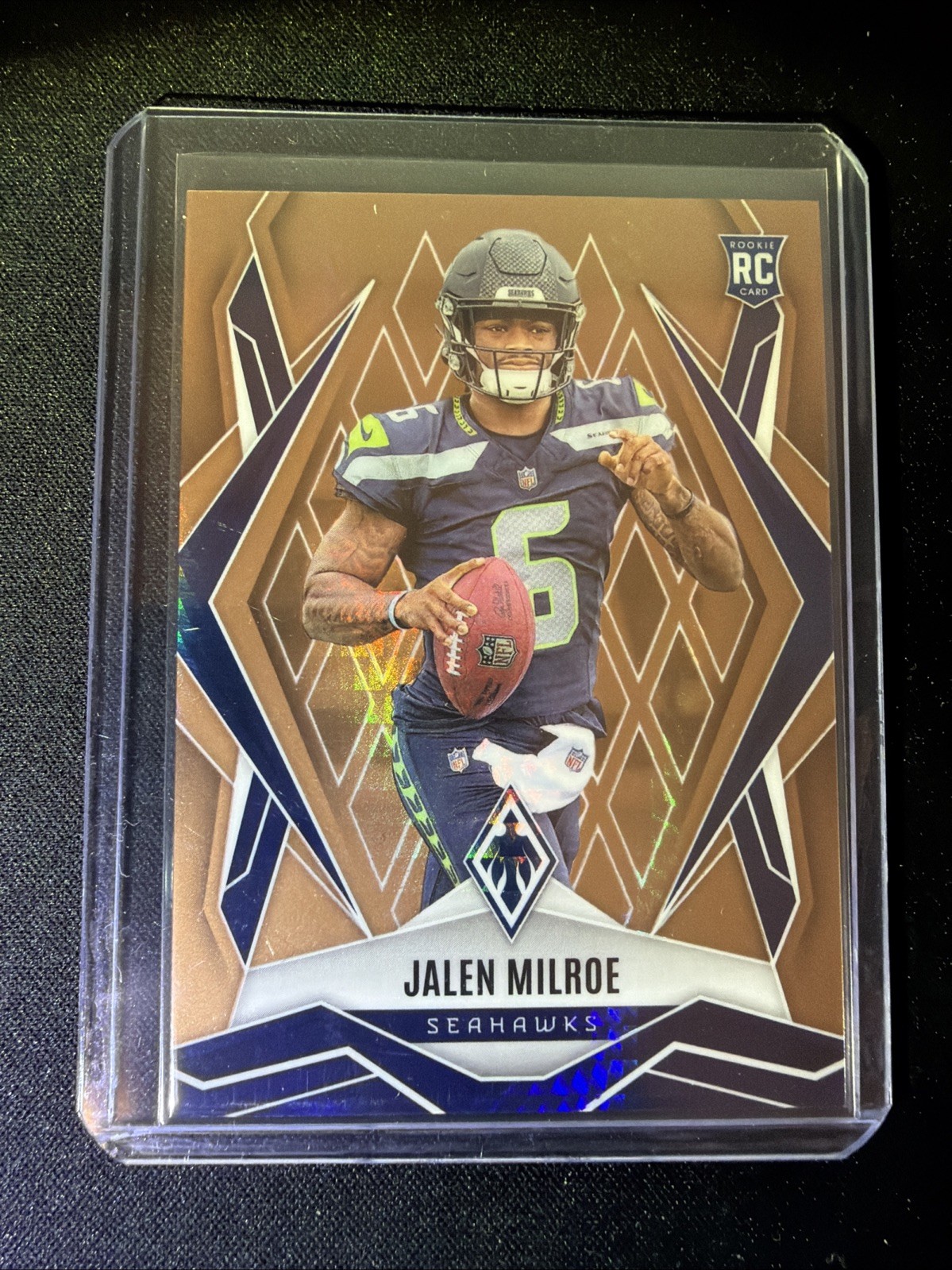 2025 Panini Phoenix #151 Jalen Milroe Bronze Hyper Prizm #/50