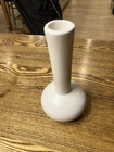 McCoy pottery ceramic Bud Vase Off White Cream Glaze color 6.5” Tall