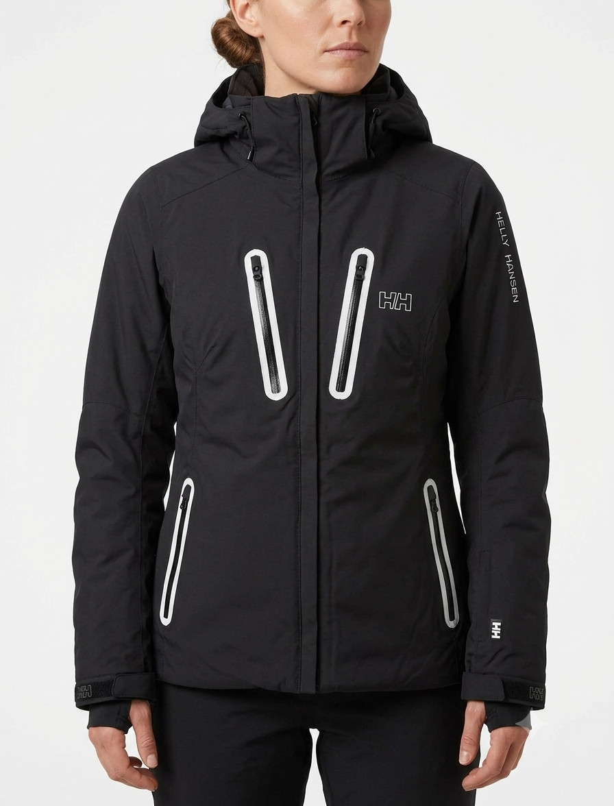 HELLY HANSEN RECCO Ski Snowboarding Chaqueta Mujer Talla M Ajustada Con...