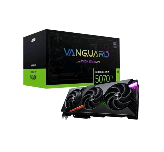 (Promo $100 Off) MSI RTX 5070 Ti VANGUARD SOC LAUNCH EDITION 16GB Graphics Card