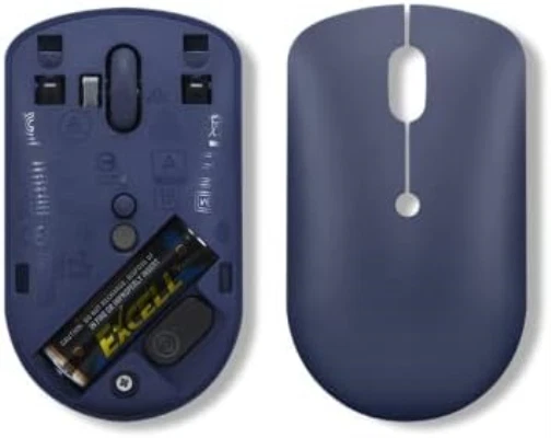 Lenovo 540 GY51D20871 Compact Wireless Mouse with USB-C Receiver Blue - Image 2 of 4