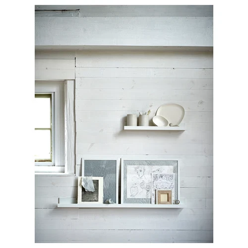 IKEA MOSSLANDA 55cm Picture Ledge Shelf Wall Floating Photo Frame Display - Picture 4 of 23