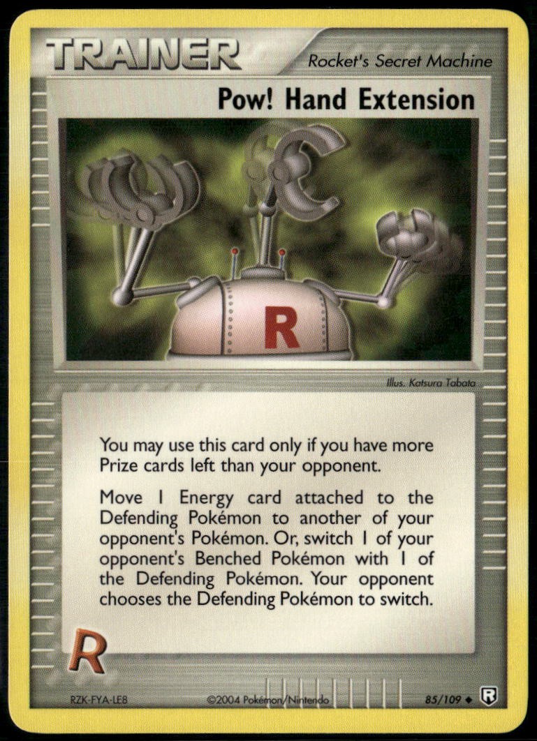 Pow! Hand Extension 85/109 Uncommon Team Rocket Returns NM Pokemon Card