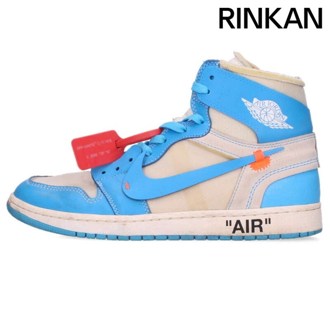 Nike x Off-White AIR JORDAN 1 POWDER BLUE UNC AQ0818-148 SNEAKERS