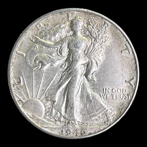 1946 Liberty Walking Silver Half Dollar