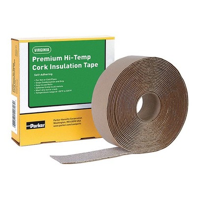 PARKER VIRGINIA PTH1 Hi-Temp Cork Insulation Tape,Roll PK 5