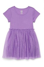 Wonder Nation Purple Tutu Dress Girls Size 6 6X Sparkle Tulle Party Dress NWT
