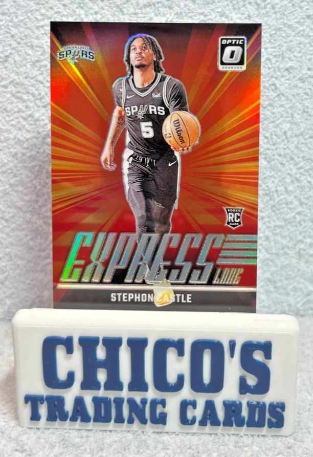 2024-25 Panini Donruss Optic Express Lane Stephon Castle #1 Holo Prizm (RC)