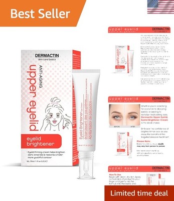 Luxurious 1 oz. Upper Eyelid Cream for Youthful, Firm Skin - Sensitive Formula