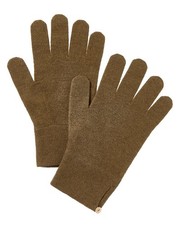 Brodie Cashmere Button Cuff Cashmere Gloves Women's Green