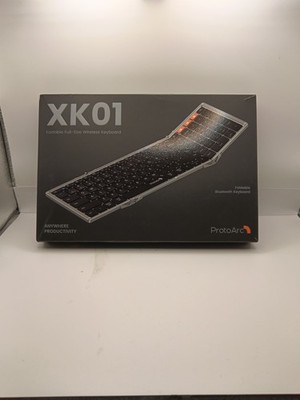 New Open Box  ProtoArc XK01 Foldable Portable Business Bluetooth Travel Keyboard