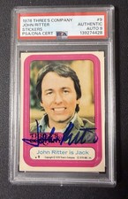 1978 Three’s Company John Ritter PSA Authentic Autograph Auto Grade PSA 9 Pop 1!