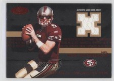 2003 Fleer Hot Prospects Hot Materials Red 7/50 Jeff Garcia #HM-JG 1h2