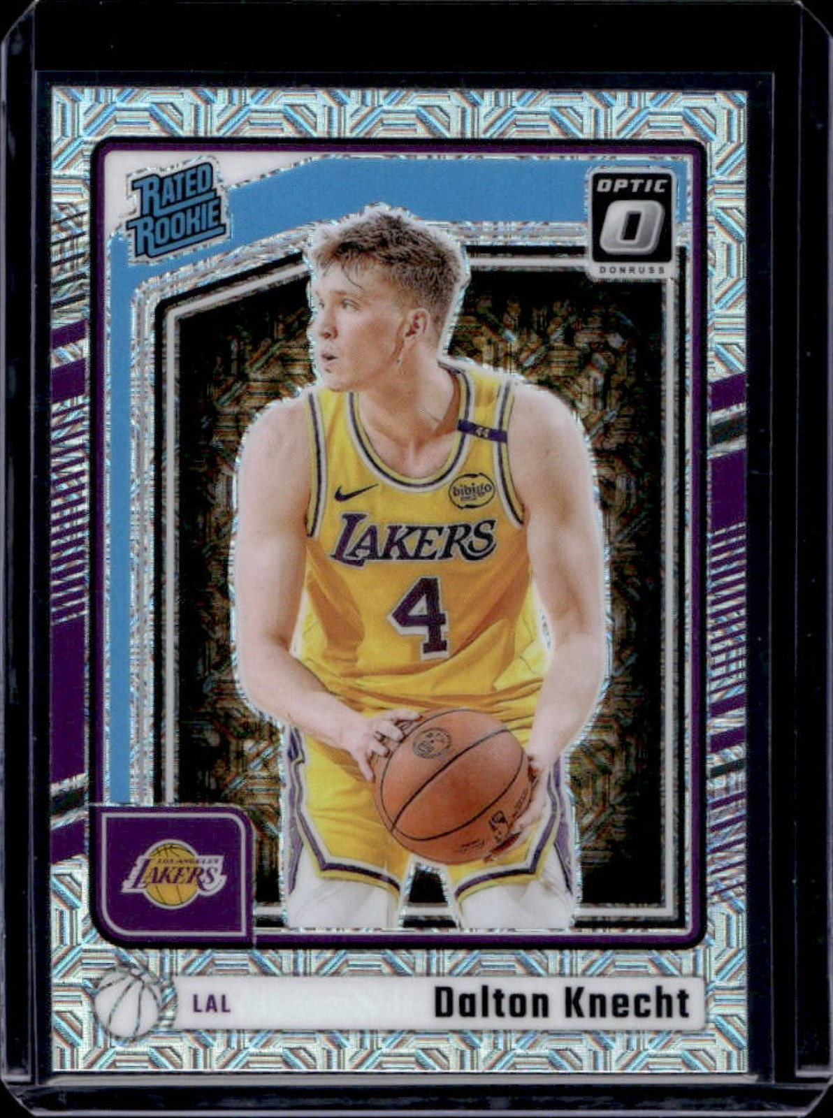 2024-25 Donruss Optic Dalton Knecht Rated Rookie Choice RC #256 Lakers