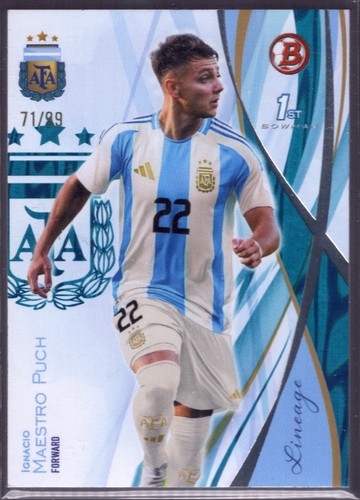 2024 Topps Argentina Lineage Ignacio Maestro Puch 1st Bowman /99