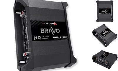 Bravo HQ 400.4 - Multichannel Car Audio Digital Amp, 2 Ohms Stable - 400