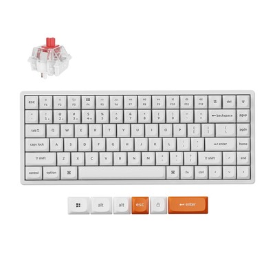 Keychron K2 Max Kabellose Mechanische Tastatur, QWERTY US, K2M-Q1, Super Red