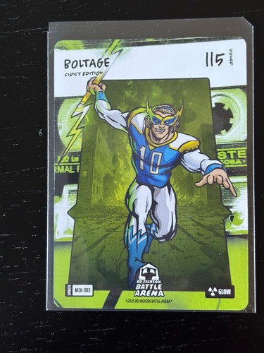 2025 Bo Jackson Battle Arena Boltage Justin Herbert Mixtape Battlefoil SSP Glow