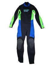 Dacor Men's ML Wetsuit Black Blue Green Neoprene Nylon Made in Thailand