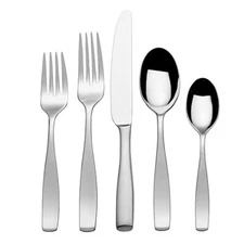 Mikasa Satin Loft 65 Piece Stainless Steel Flatware Set Service for 12
