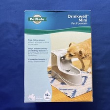 PetSafe Drinkwell Mini Pet Fountain - 40oz Water Capacity for Cats Small Dogs