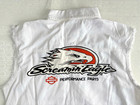 Screamin' Eagle Harley Davidson Sleeveless Button Down Shirt Performance Med