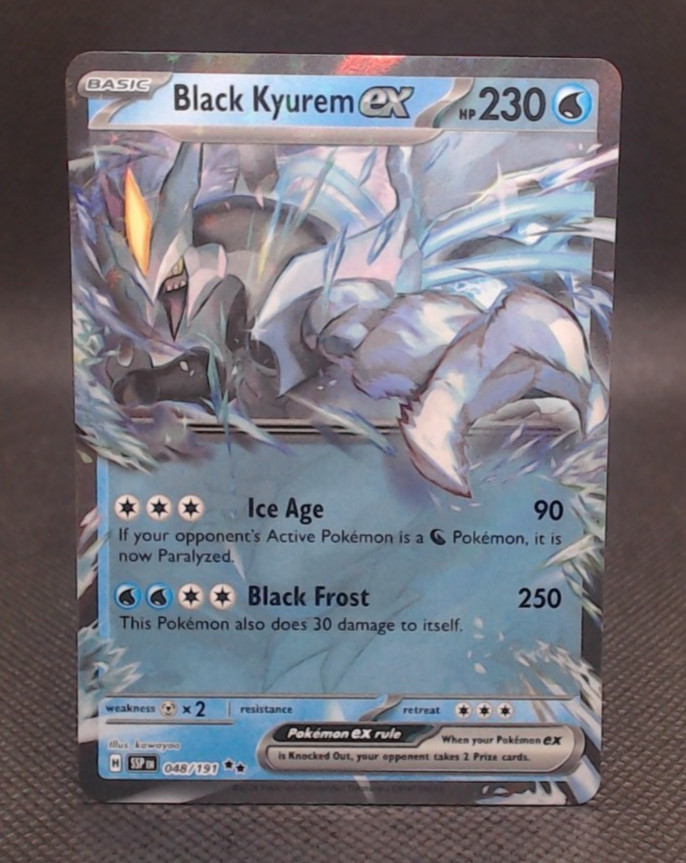 Pokemon - Black Kyurem EX 48/191 - SV: Surging Sparks - Double Rare