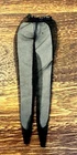 Vintage Barbie doll Pantyhose ~ Sheer Black  Nylons / Tights ~ Elastic Waist